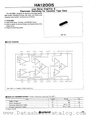 HA12005 datasheet pdf Renesas