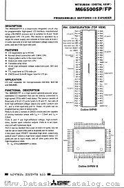 M66500 datasheet pdf Mitsubishi Electric Corporation