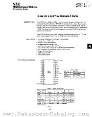 UPD2716 datasheet pdf NEC