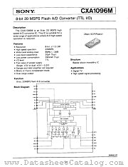 CXA1096M datasheet pdf SONY