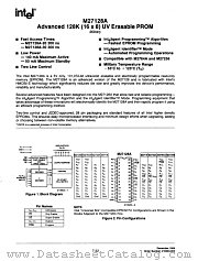 D27128A datasheet pdf Intel
