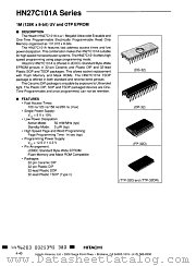 HN27C101A datasheet pdf Hitachi Semiconductor