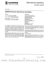 CA3493 datasheet pdf Harris Semiconductor