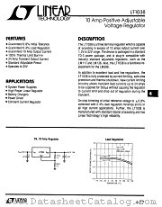 LT1038C datasheet pdf Linear Technology