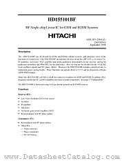 HD155101BF datasheet pdf Hitachi Semiconductor