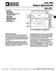 HAS-1201SM datasheet pdf Analog Devices