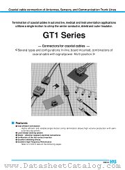 GT1-1P-HU datasheet pdf Hirose Electric