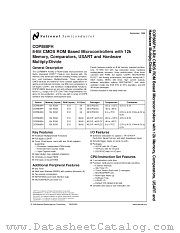 COP87L84CLM-XE datasheet pdf National Semiconductor