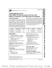 COP688CL-XXX/V datasheet pdf National Semiconductor