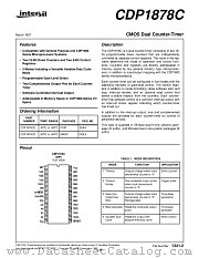CDP1878C datasheet pdf Intersil