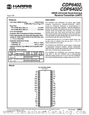 CDP6402D datasheet pdf Harris Semiconductor