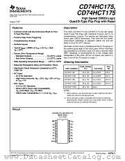 CD74HCT175W datasheet pdf Texas Instruments