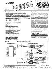 CD22357A datasheet pdf Intersil