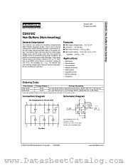 CD4010CM datasheet pdf Fairchild Semiconductor