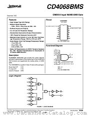 CD4068BMS datasheet pdf Intersil