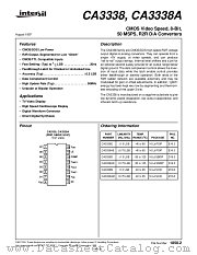 CA3338AE datasheet pdf Intersil