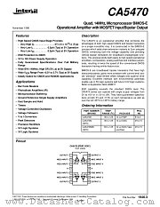 CA5470E datasheet pdf Intersil