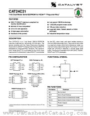 CAT24C21RD4ETE13 datasheet pdf Catalyst Semiconductor