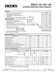 BC817-25-7 datasheet pdf Diodes