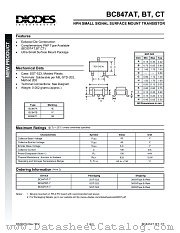BC847A-7 datasheet pdf Diodes