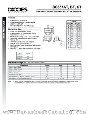 BC857CT-7 datasheet pdf Diodes