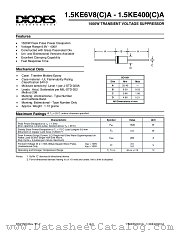 15KE350A datasheet pdf Diodes