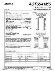 ACTS541D datasheet pdf Intersil