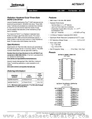 ACTS541DTR-02 datasheet pdf Intersil