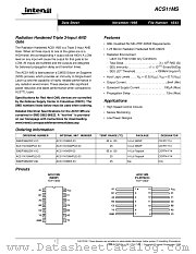 ACS11D datasheet pdf Intersil