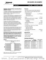 HS9-4423RH-8 datasheet pdf Intersil