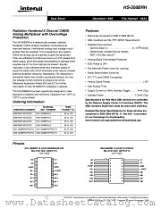 HS9-508BRH-Q datasheet pdf Intersil
