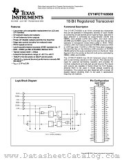 CY74FCT163500SSOP datasheet pdf Texas Instruments