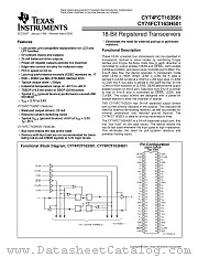CY74FCT163H501SSOP datasheet pdf Texas Instruments