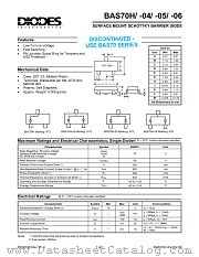 BAS70H-05 datasheet pdf Diodes