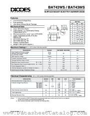 BAT43WS-7 datasheet pdf Diodes