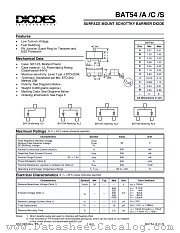 BAT54A-7 datasheet pdf Diodes