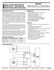 MIC2561-1BM datasheet pdf Micrel Semiconductor