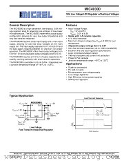 MIC49300-1.5BR datasheet pdf Micrel Semiconductor