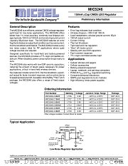 MIC5246-2.85BM5 datasheet pdf Micrel Semiconductor