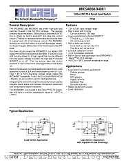 MIC94061BC6 datasheet pdf Micrel Semiconductor