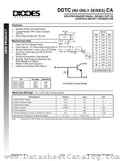 DDTC124GCA-7 datasheet pdf Diodes