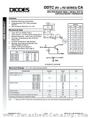 DDTC114ECA-7 datasheet pdf Diodes