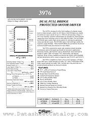 3976 datasheet pdf Allegro MicroSystems