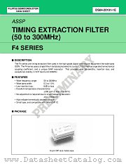 FAR-F4DA-97M728-G201 datasheet pdf Fujitsu Microelectronics