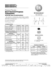 EMZ1DXV6T5 datasheet pdf ON Semiconductor