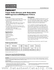 FMS6407MTC20 datasheet pdf Fairchild Semiconductor