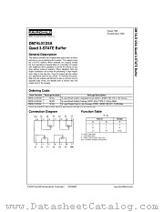 DM74LS125AN datasheet pdf Fairchild Semiconductor