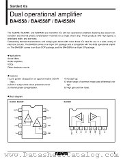 BA4558F datasheet pdf ROHM