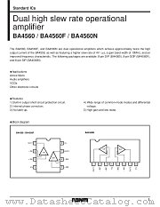 BA4560F datasheet pdf ROHM