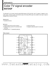 BA7242 datasheet pdf ROHM
